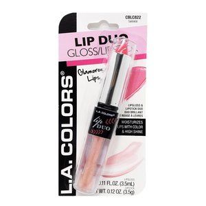 L.A. Colors Lip Duo Gloss/Lipstick Twinkle
